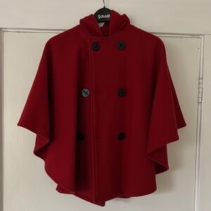 Scott Women's Red Cape Coat